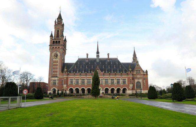 
 Gedung Mahkamah Internasional (ICJ) di Den Haag, Belanda, 9 Desember 2019. REUTERS/Eva Plevier
