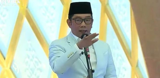 
 Gubernur Jawa Barat Ridwan Kamil. (Sumber: Youtube Humas Jabar)