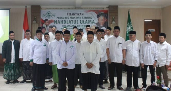 
 Pelantikan Pengurus MWCNU Cicendo dan PRNU se-Cicenndo Kota Bandung masa mhidmat 2023-2028. Foto : Istimewa. Dok. berebeja.com