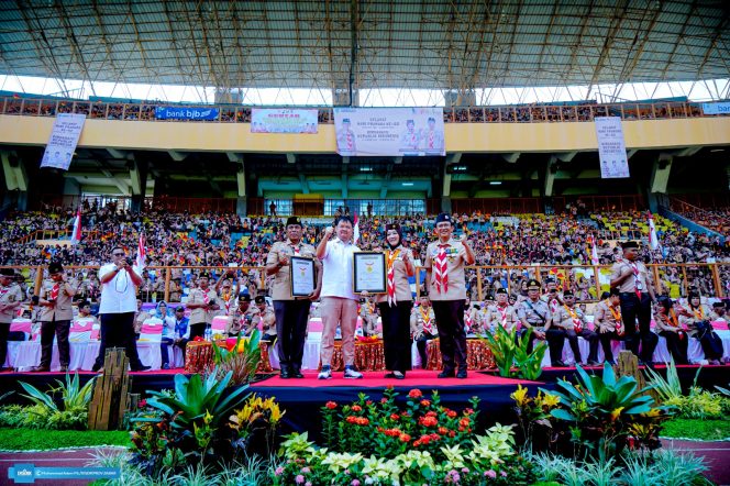 
 Gebyar Hari Pramuka ke-62 Tahun 2023 Tingkat Provinsi Jawa Barat, Rabu (30/8/2023).